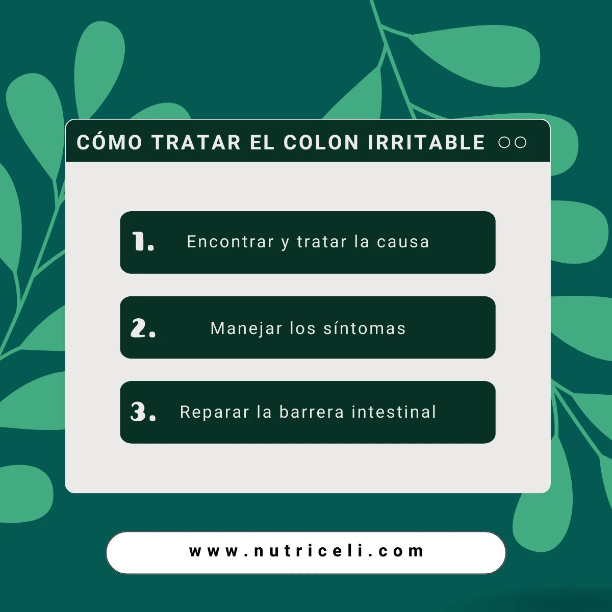 Cómo tratar el colon irritable